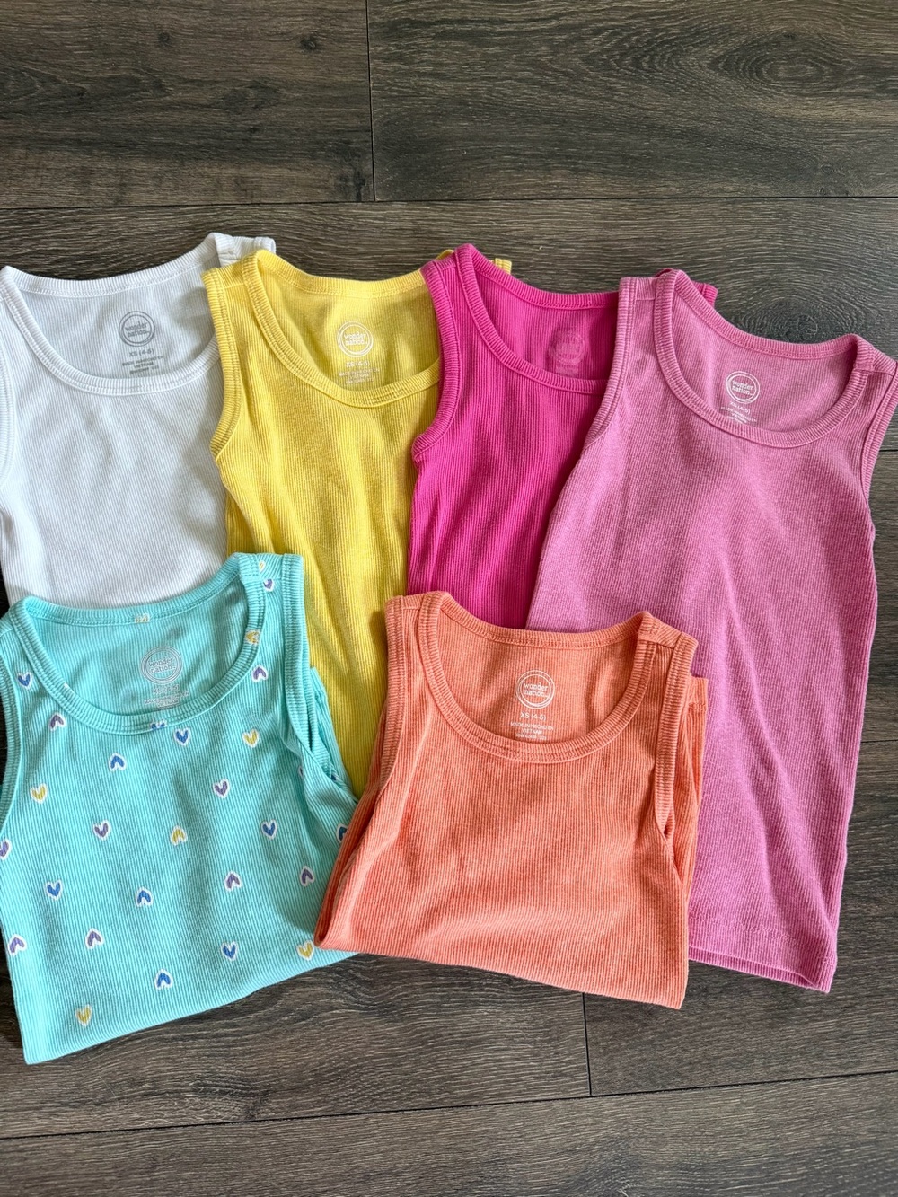 6 Sz XS (4/5) girls tank tops